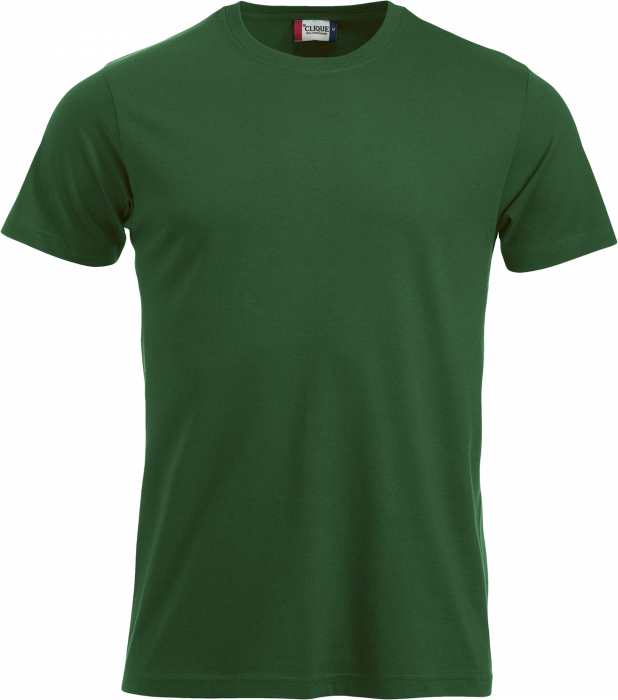 Clique - Jca Bomulds T-Shirt Herre - Flaskegrøn