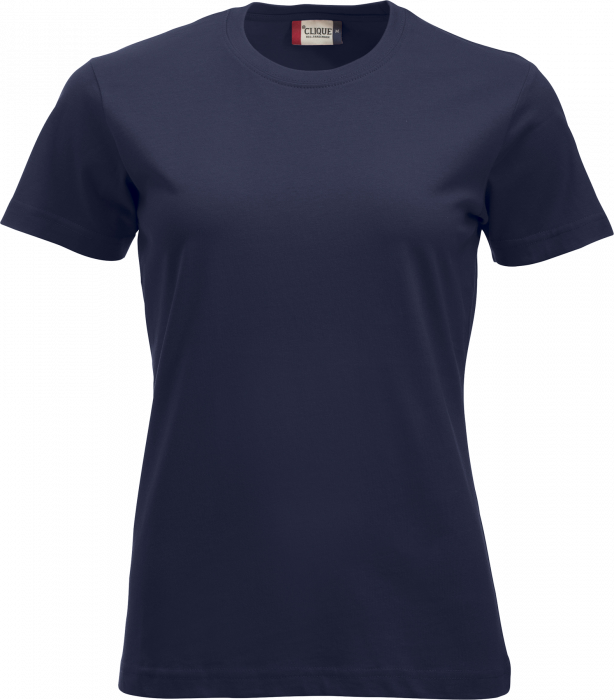 Clique - Jca Bomulds T-Shirt Dame - Dark Navy